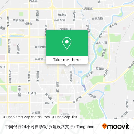 中国银行24小时自助银行(建设路支行) map