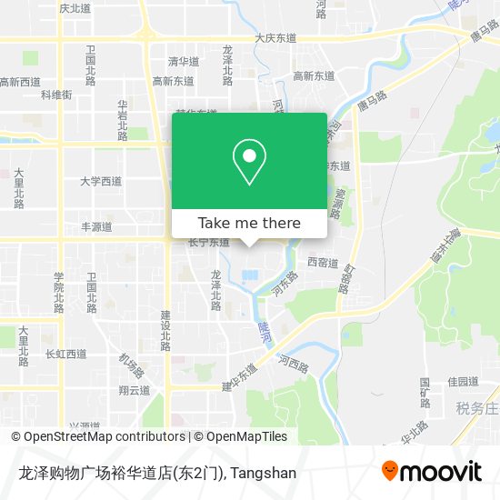 龙泽购物广场裕华道店(东2门) map