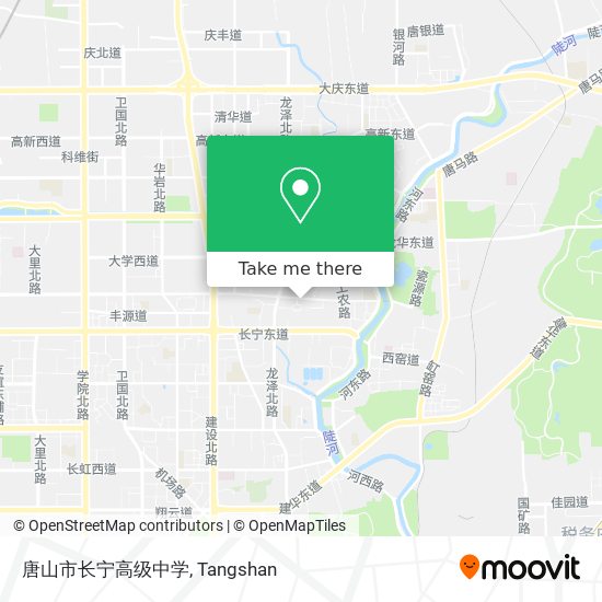 唐山市长宁高级中学 map