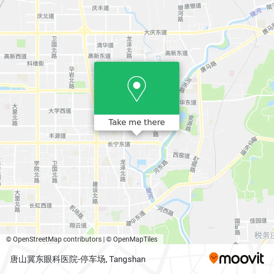 唐山冀东眼科医院-停车场 map