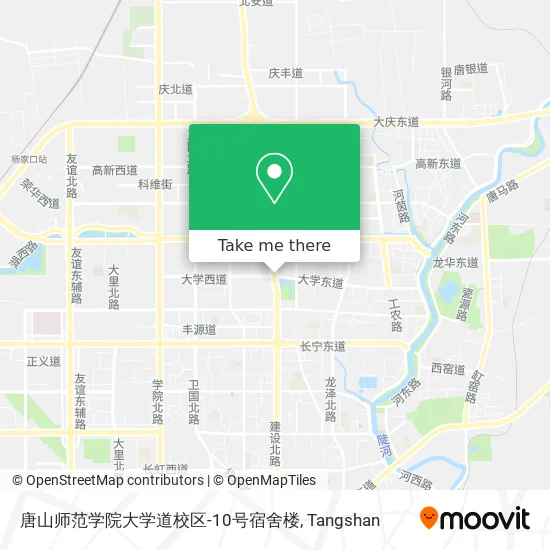 唐山师范学院大学道校区-10号宿舍楼 map
