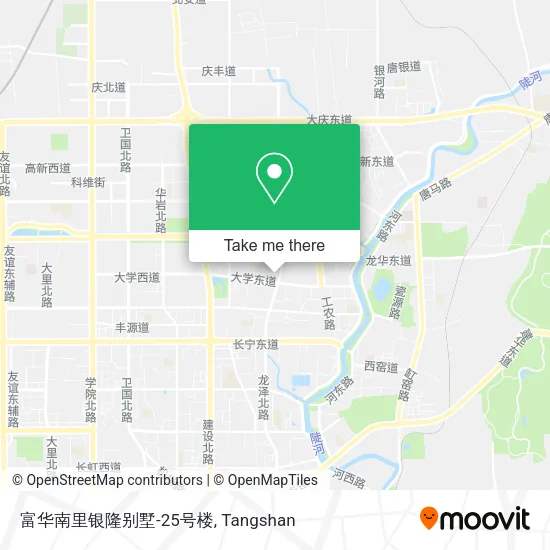 富华南里银隆别墅-25号楼 map