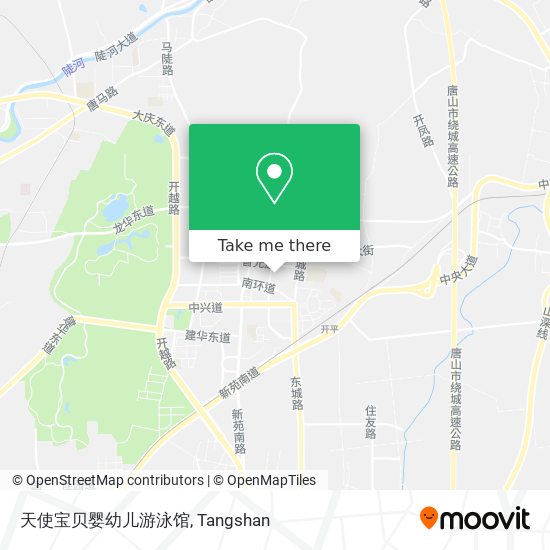 天使宝贝婴幼儿游泳馆 map