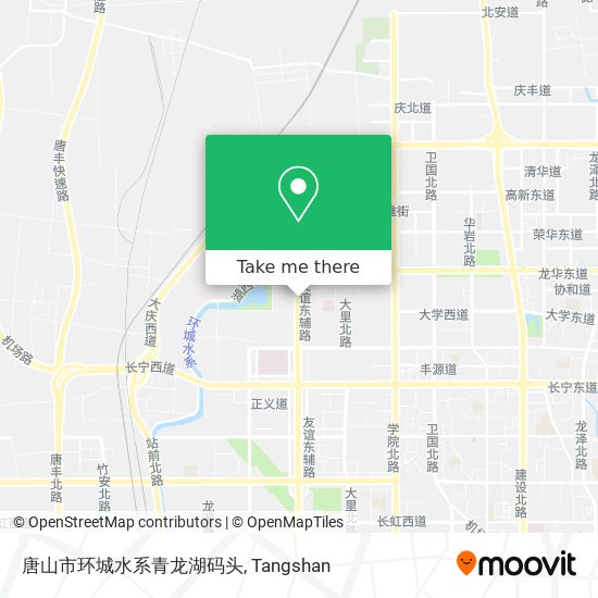 唐山市环城水系青龙湖码头 map