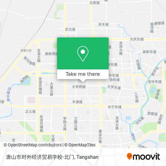 唐山市对外经济贸易学校-北门 map