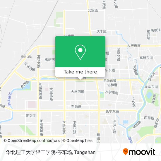 华北理工大学轻工学院-停车场 map