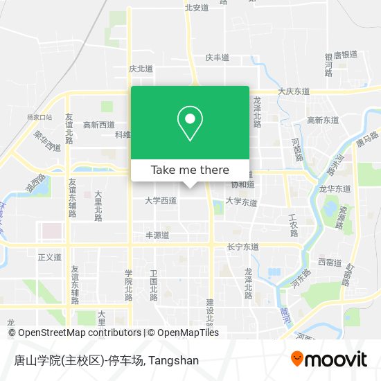 唐山学院(主校区)-停车场 map