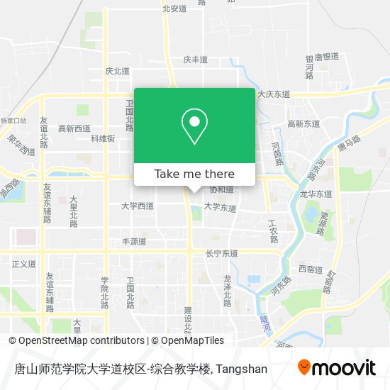 唐山师范学院大学道校区-综合教学楼 map