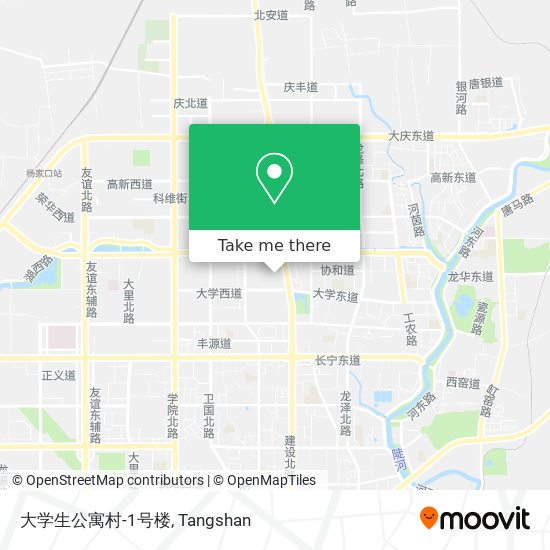 大学生公寓村-1号楼 map