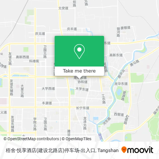 梧舍·悦享酒店(建设北路店)停车场-出入口 map