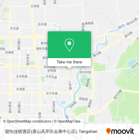 骏怡连锁酒店(唐山高开区会展中心店) map