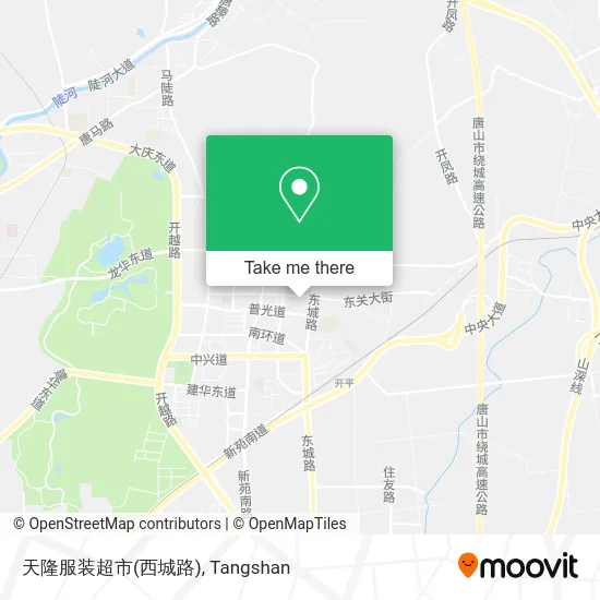 天隆服装超市(西城路) map
