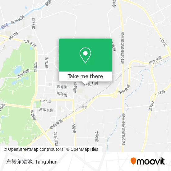 东转角浴池 map