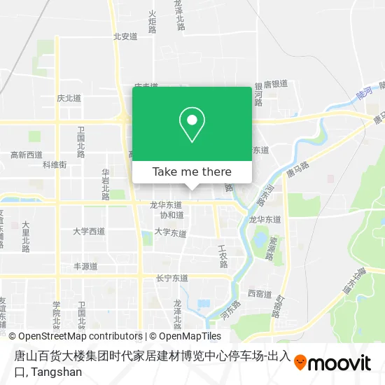 唐山百货大楼集团时代家居建材博览中心停车场-出入口 map