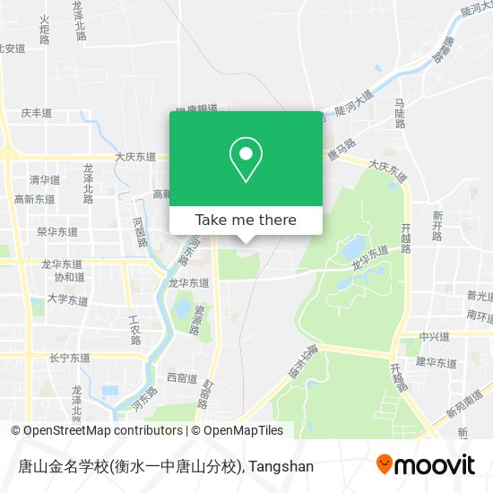唐山金名学校(衡水一中唐山分校) map