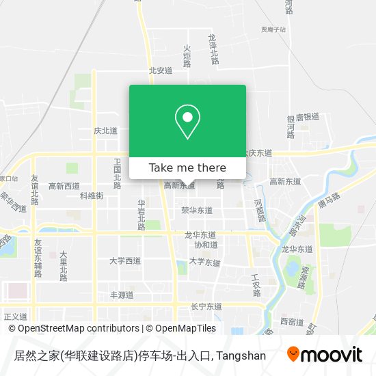 居然之家(华联建设路店)停车场-出入口 map