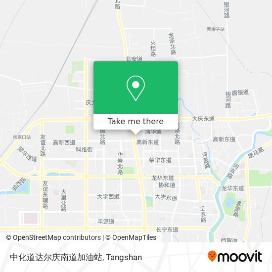中化道达尔庆南道加油站 map