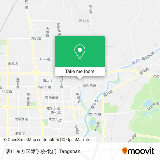 唐山东方国际学校-北门 map