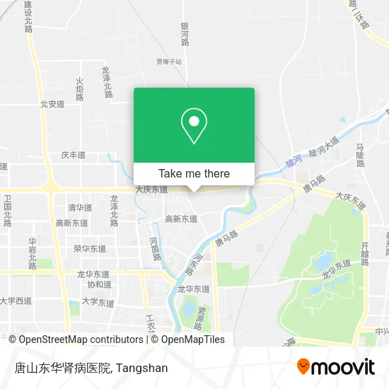 唐山东华肾病医院 map