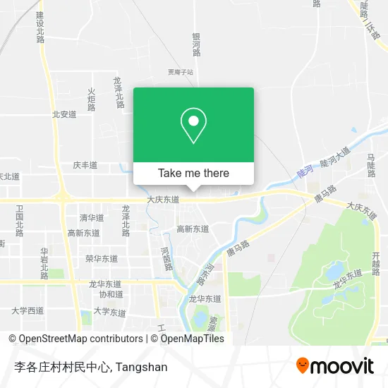 李各庄村村民中心 map