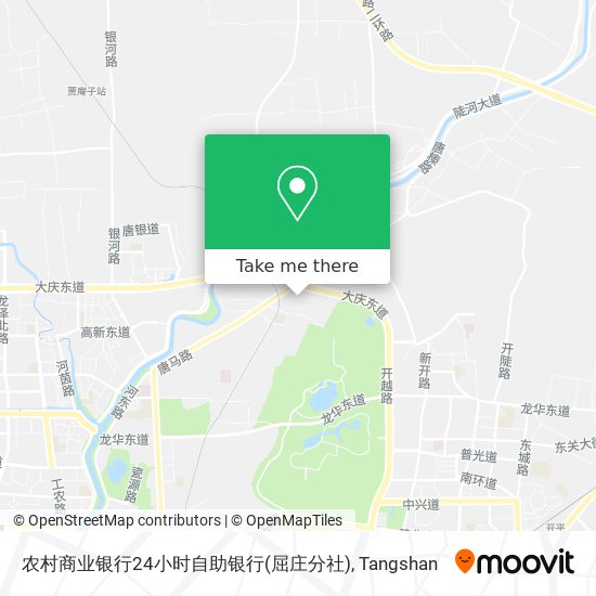 农村商业银行24小时自助银行(屈庄分社) map