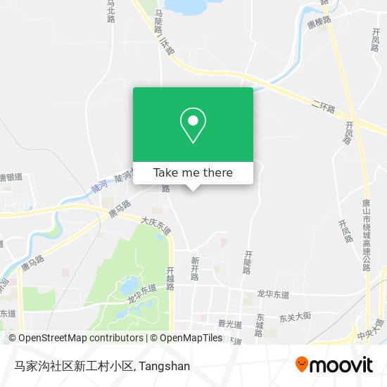 马家沟社区新工村小区 map