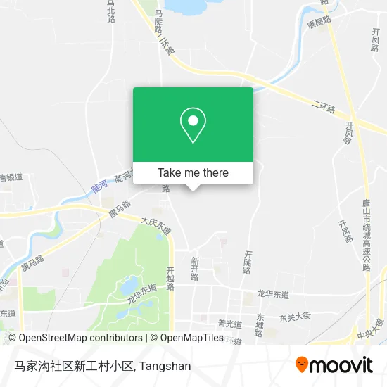 马家沟社区新工村小区 map