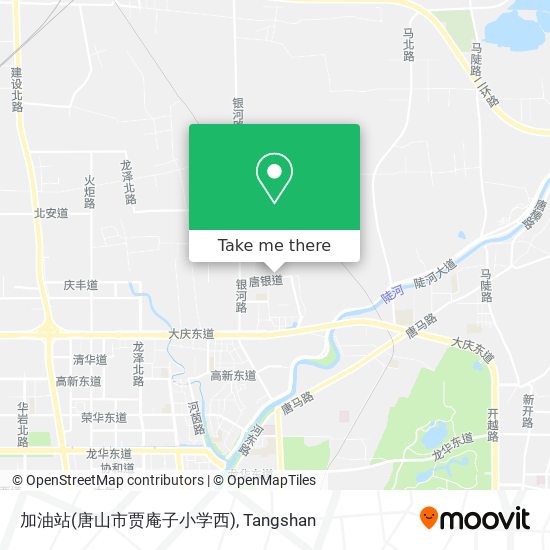 加油站(唐山市贾庵子小学西) map