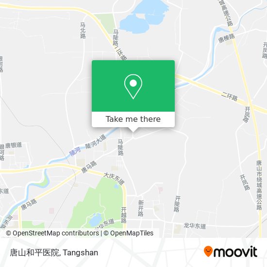 唐山和平医院 map