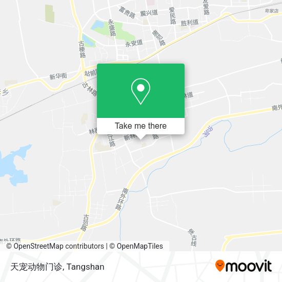 天宠动物门诊 map