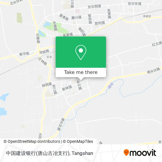 中国建设银行(唐山古冶支行) map