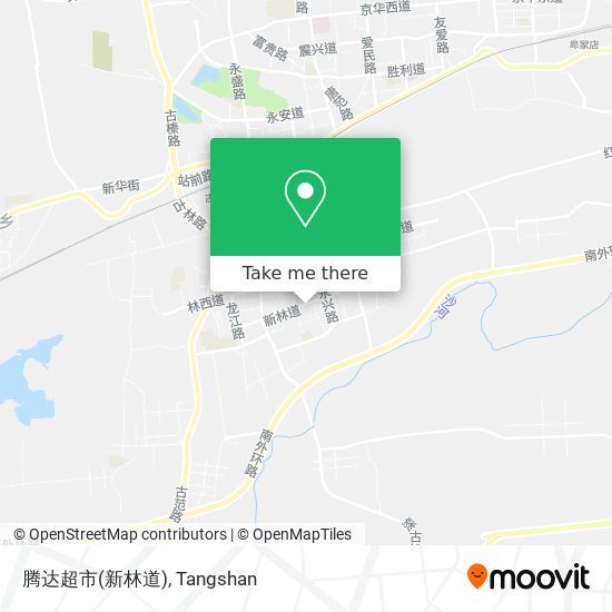 腾达超市(新林道) map