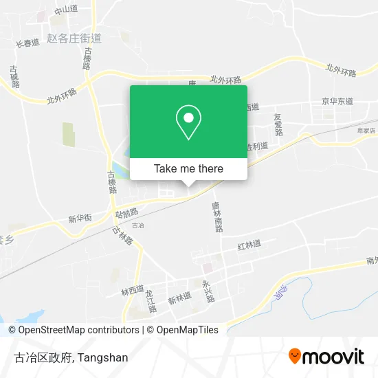 古冶区政府 map