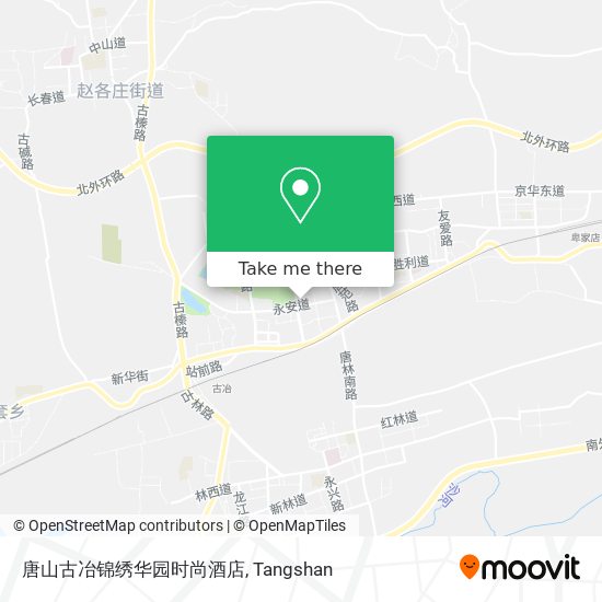 唐山古冶锦绣华园时尚酒店 map