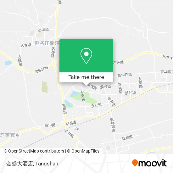 金盛大酒店 map