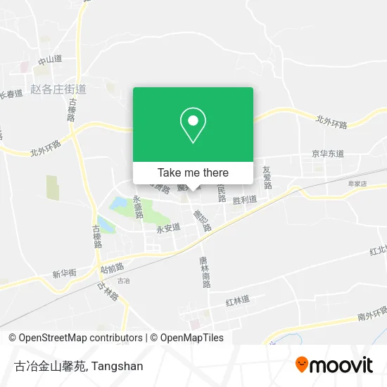 古冶金山馨苑 map