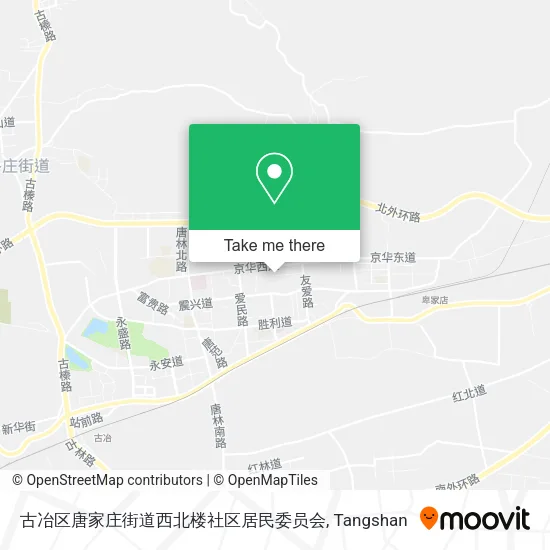 古冶区唐家庄街道西北楼社区居民委员会 map