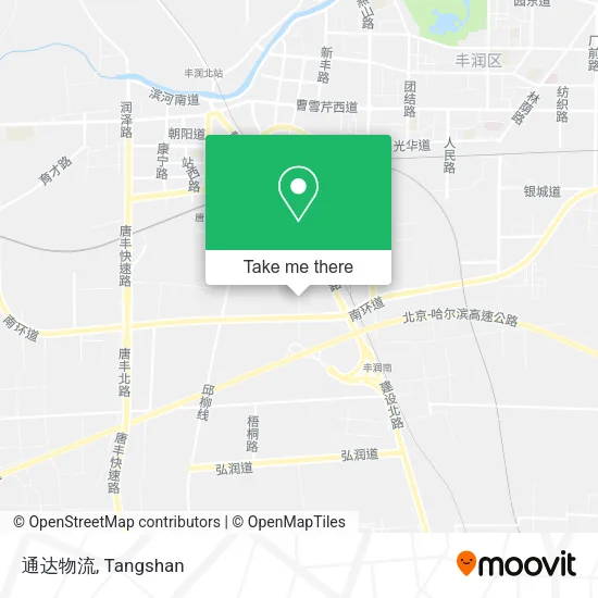 通达物流 map