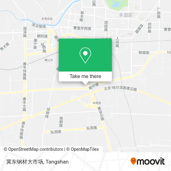 冀东钢材大市场 map