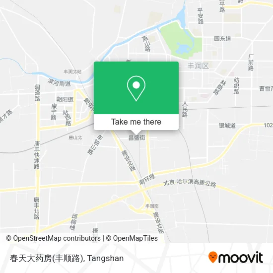 春天大药房(丰顺路) map