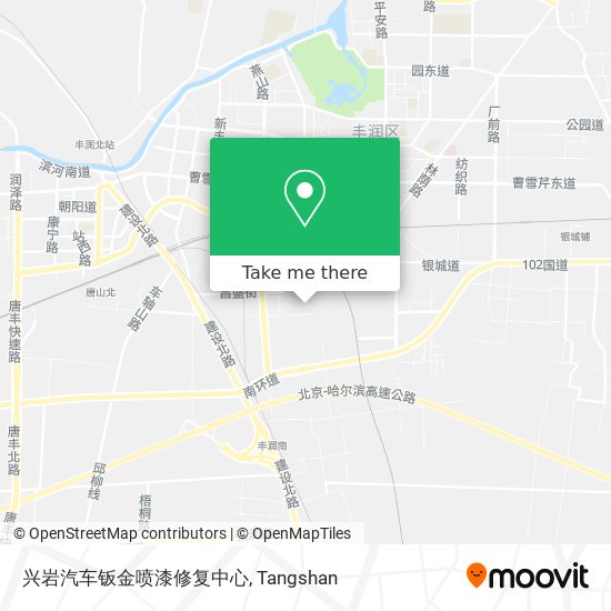 兴岩汽车钣金喷漆修复中心 map