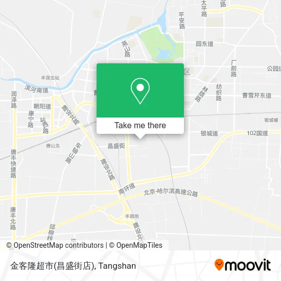 金客隆超市(昌盛街店) map