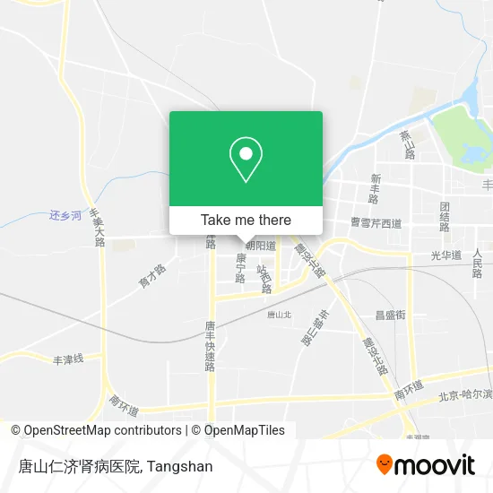 唐山仁济肾病医院 map