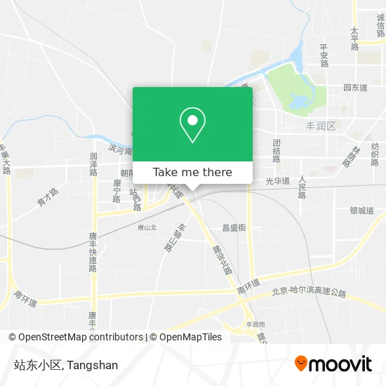站东小区 map