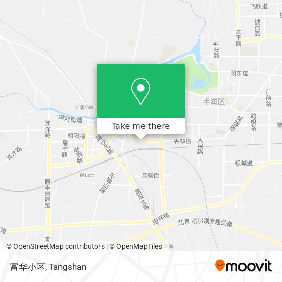 富华小区 map