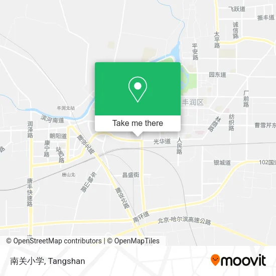 南关小学 map