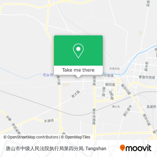 唐山市中级人民法院执行局第四分局 map
