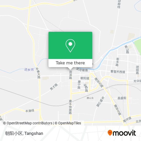 朝阳小区 map