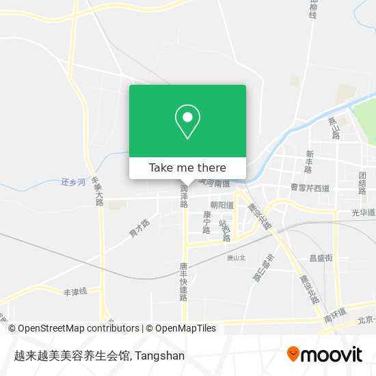 越来越美美容养生会馆 map