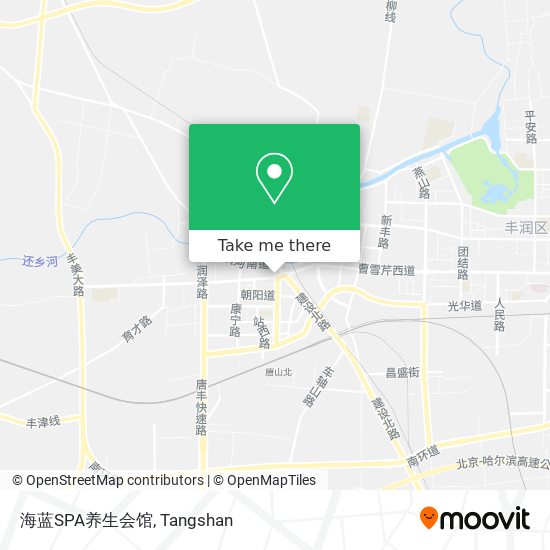 海蓝SPA养生会馆 map